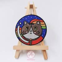 Vente chaude patch broderie personnalisation sergé patch conception pour vêtement chapeaux accessoire usine bas quantité minimale de commande