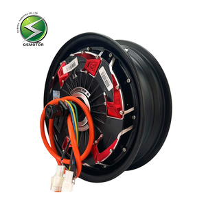 Motore QSMOTOR 12\"V4 3000W Dual Hall 40H Migliorato Brushless <span class=keywords><strong>DC</strong></span> con Freno a Disco IP55 Impermeabile 72V <span class=keywords><strong>DC</strong></span> 2000 RPM per Bicicletta Elettrica - Product Image 6