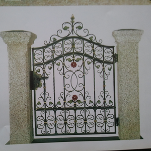 <span class=keywords><strong>ประตู</strong></span>ทางเข้าเหล็กดัดประตูแกว่งสำหรับตกแต่งสวน<span class=keywords><strong>ประตู</strong></span>เหล็ก - Product Image 3