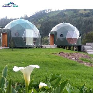 Tente de camping personnalisée, dôme, glamping, couleur verte, avec tuyaux haute galvanisés - Product Image 6