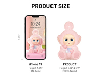 Popmart boîte aveugle jouets en peluche originaux Action Anime Figure à collectionner coeur battant Teletubbies Vibrancy Series mignon belle poupée