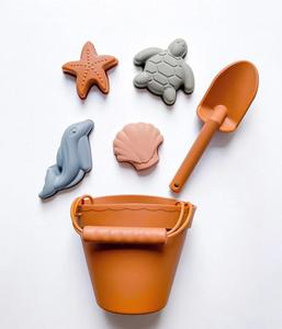 2025 nouveaux jouets <span class=keywords><strong>de</strong></span> plage en silicone terre cuite pour tout-petits, jouets <span class=keywords><strong>de</strong></span> <span class=keywords><strong>sable</strong></span> en silicone pliables écologiques - Product Image 2