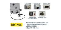 Robinet à induction électrique entièrement automatique avec boîtier de commande ABS, vanne de contrôle OEM et capteur pour lave-mains