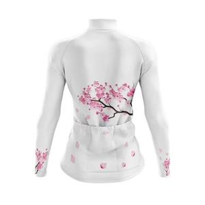 Jersey de Ciclismo con Diseño de Pétalos Estilo Chino, Ligero, Transpirable, Resistente al Viento, Estampado Multicolor, Cierre Completo y Manga Larga para Ciclistas - Product Image 3