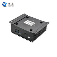 PC embarqué sans ventilateur haute performance Intel I3 I5 I7 Double HD 2 LAN 8 USB M.2 NVMe Large plage de température -10°C ℃ ~50 ℃   pour kiosque d'affichage numérique