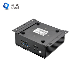 I3แบบฝังพัดลมประสิทธิภาพสูง I7 I5 Intel HD 2 <span class=keywords><strong>LAN</strong></span> 8 <span class=keywords><strong>USB</strong></span> M.2 NVMe กว้างอุณหภูมิ-10 ℃ ~ 50 ℃ สำหรับป้ายดิจิทัลและตู้ - Product Image 5