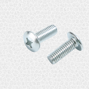 Phillips Head Stainless Steel Screws M6 M8 M10 Round Head Furniture Fasteners Durable Iron Screw Rods - Product Image 3