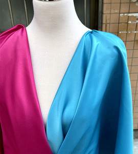 Vente en gros stock personnalisé de haute qualité satin de soie extensible 150 g/m² acétate de brillance soyeuse pour robes de mariée - Product Image 3