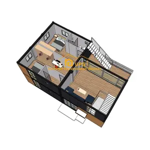 2020 UPS new tech fast project construction houses prefabricated homes modern container building ready to install