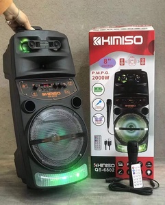 <span class=keywords><strong>Altavoz</strong></span> Portátil con Ruedas QS6802 de 8 Pulgadas, Sistema de Altavoces para DJ con Luz LED, <span class=keywords><strong>Altavoz</strong></span> Bluetooth <span class=keywords><strong>KIMISO</strong></span> - Product Image 6