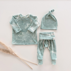 IBaifei Set pakaian bayi baru lahir, Set Layette mandi katun organik, setelan pakaian untuk anak laki-laki perempuan baru lahir, kotak hadiah - Product Image 2