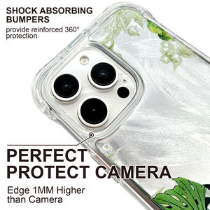 เคสโทรศัพท์ป้องกัน PC TPU กันกระแทกที่ทนทานพร้อมลายดอกไม้ศิลปะสำหรับ <span class=keywords><strong>iPhone</strong></span> 15 <span class=keywords><strong>14</strong></span> 13 12 11 <span class=keywords><strong>Pro</strong></span> <span class=keywords><strong>M</strong></span> - Product Image 4