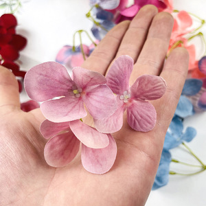 Guirnalda de Flores de Hortensia Artificial de 7 cm de Diámetro, Tela de Seda, Accesorios para Fotografía de Bodas al Aire Libre, Decoración del Hogar - Product Image 2