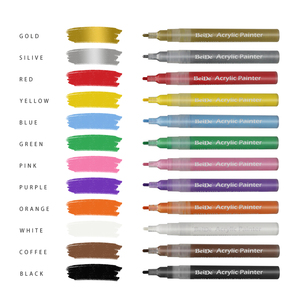 3mm Fine tip Permanent Acrylic paint pens for wood, glass - Product Image 4