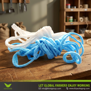 Virgin PP Fibrillated Baler Twine UV Resistant High Tensile Hay Binding <b>String</b> For Alfalfa Wheat Straw Cotton - Product Image 3