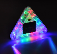 6 pièces LED magnétique Signal de signalisation Led éclairage d'urgence extérieur voiture solaire avertissement Flash lumière stroboscopique lampe d'avertissement de sécurité