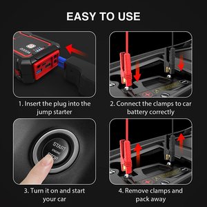 <span class=keywords><strong>UTRAI</strong></span> Jstar One Batterie au lithium-ion <span class=keywords><strong>2000A</strong></span> Banque d'alimentation Démarreur de voiture Dispositif de démarrage de voiture Démarreur de voiture portable Chargeur d'urgence - Product Image 4