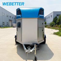 WEBETTER Remorque de transport pour chevaux Australian Standard Horse Floats 2 Horse Straight Load Trailer
