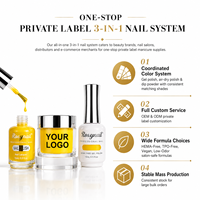 NEWNAIL 3in1 Vegan Non-Toxic Hema-Free Long-Lasting LED-Cured UV Gel Acrylic Dip Powder DIY Designer Nail Polish