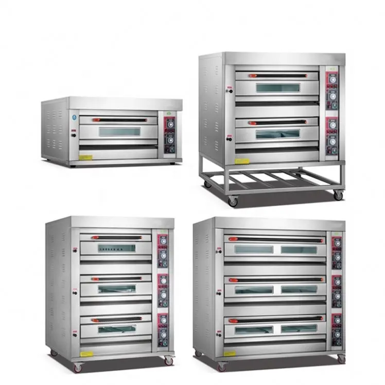 New Product 5 Tray Gas Convection Oven Sus 304 Industrial Baking Oven