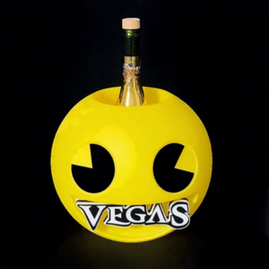 RICHSHINING NUEVO Cubo de Hielo Redondo con Forma de Calabaza y Luz LED para Botellas de Champán, Decoración para Fiestas de Cumpleaños de Jefes y Empresarios - Product Image 1