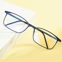 Monturas de Gafas de Titanio Borregls para Hombre, Diseño de Marca, Ligeras, de Alta Calidad, Cuadradas, Gafas Ópticas Japonesas 10057