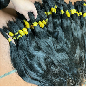 Extensión de Cabello Natural de Vietnam, Cola de Caballo Lisa, Negro Natural 1B, Cabello Humano Virgen, Reutilizable y Resistente al Calor - Product Image 1