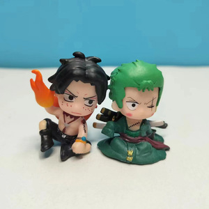 หุ่นฟิกเกอร์แอ็คชั่นฟิกเกอร์ PVC 10ชิ้นลายการ์ตูน1ชิ้นหุ่นฟิกเกอร์แอคชั่น1ชิ้นจาก Luffy Zoro nami Sanji - Product Image 5