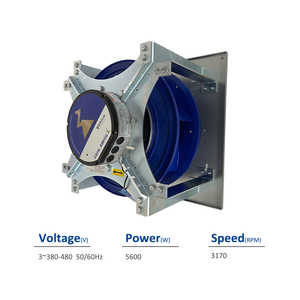 Ventilateur centrifuge de refroidissement EC pour centre de données AHU ZIEHL-ABEGG GR40C-ZID.GG.CR 116839/H01 380-480V 50Hz 60Hz 5.60kW 3170RPM - Product Image 2