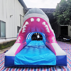 Glissière <span class=keywords><strong>gonflable</strong></span> commerciale de requin de grande glissière <span class=keywords><strong>gonflable</strong></span> de <span class=keywords><strong>ventre</strong></span> de requin avec la voûte pour des enfants et l'adulte - Product Image 3