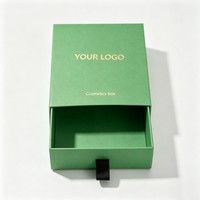 Emballage en carton de luxe personnalisé, boîte cadeau coulissante, boîte en papier, gaufrage doré, laminage mat, boîte cadeau multi-tailles