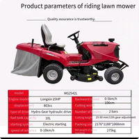 Mesin Pemotong Rumput Kraft 2542 Kelas Industri yang Dipasang di Sepeda Motor, Mesin Bensin LONCIN 5145W 4-Tak DIY untuk Lapangan Golf