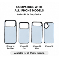 Coques de téléphone populaires en TPU vierges pour sublimation 2D par transfert thermique pour iPhone 16 Pro MAX 15PLUS 14 13 12 11 XS MAX XR