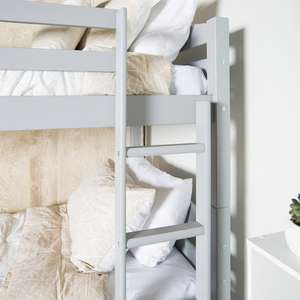 Lit superposé en bois massif de style britannique, écologique, avec taille personnalisable - Product Image 3