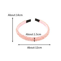 Style coréen 4 rangées de cristal perlé cerceau de cheveux de luxe Baroque bandeau de cheveux accessoires femmes plein strass mince Bling bandeaux