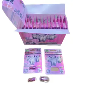 Rhino 69 Sex Male Enhancement Pills Packaging medical grade 3D card Packaging Medicine Capsules box Printing