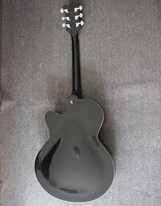 Guitarra Eléctrica de Cuerpo Hueco de 6 Cuerdas Weifang Rebon en Color Negro - Product Image 4
