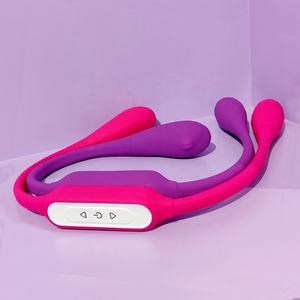 인기있는 로프 모양 G 스팟 젖꼭지 음핵 자극 이중 침투 진동기 페니스 더블 헤드 진동기 섹스 토이 레즈비언 - Product Image 6