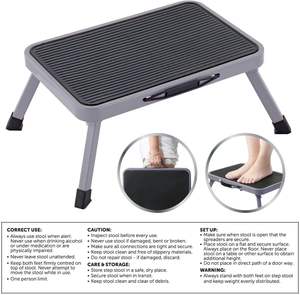 Taburete plegable fácil de almacenar escalones plegables para caravanas taburete antideslizante ideal para el hogar - Product Image 4