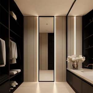 Armario Vestidor Moderno de Lujo Personalizado, Muebles Combinados de Madera para Dormitorio, Armarios - Product Image 4