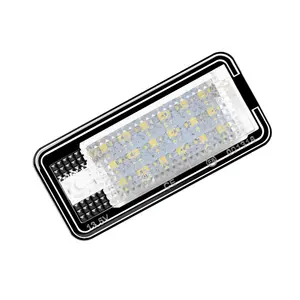 License Plate Lights Xenon White LED Car Number Plate Lamps For Audi A3 8P A4 S4 B6 4F 8E 4H Q7