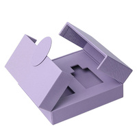 Boîte en carton rigide à double porte de luxe avec fermeture magnétique et insert en mousse EVA pour emballage cadeau de parfum, bijoux et cosmétiques