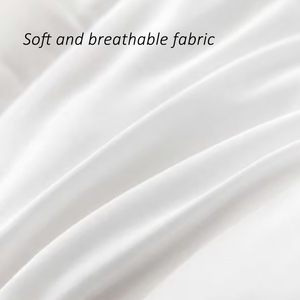 Thân thiện với da 100% bông vải polyester điền khách sạn <span class=keywords><strong>Comforter</strong></span> cho người lớn bốn mùa sử dụng đôi đầy đủ Nữ Hoàng Vua kích thước, Trắng - Product Image 2