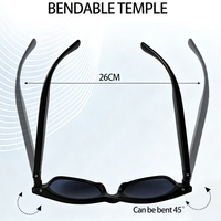 Lunettes Audio Intelligentes : Traduction en Temps Réel, Assistant IA, Contrôle Tactile, Branches Pliables, Appel Mains Libres