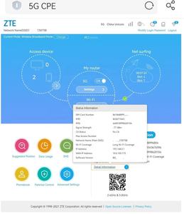 <strong>ZTE</strong> <strong>MC801A</strong> Pro 4G LTE 5G Dual-Band WiFi6 SOHO Router with 1300Mbps Unlocked Supports 64 Users Home Wide Coverage with VPN - Product Image 2