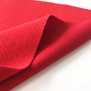 Tissu Softshell Extra Lourd Extensible dans les 4 Sens Double Face 100% Polyester Polaire Sherpa 300D Vêtements Chauds pour Filles - Product Image 5