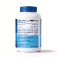 Capsules de Gel Doux d'Huile de Poisson Oméga 3 Marine pour la Santé des Yeux et du Cœur, Vente en Gros Personnalisée, Marque Privée, Soutien Énergétique, Certifié GMP
