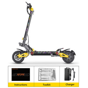 NEW POWERFUL 2400W MOTOR IENYRID ES60 60V 23AH FOLD <b>ELECTRIC</b> <b>SCOOTER</b> WITH TWO 11 INCH <b>TIRE</b> for ADULT - Product Image 3