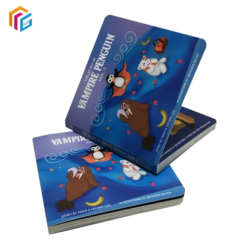 Libro personalizado para niños, tablero táctil para bebés, impresión de libros de aprendizaje de inglés, folleto para niños