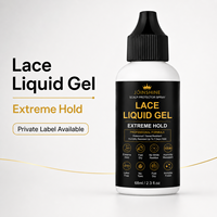 Gel adhésif pour perruques en dentelle, résistant à l'eau et à la transpiration, pour les distributeurs de produits de beauté